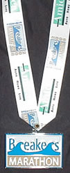 Breakers Marathon finisher medal